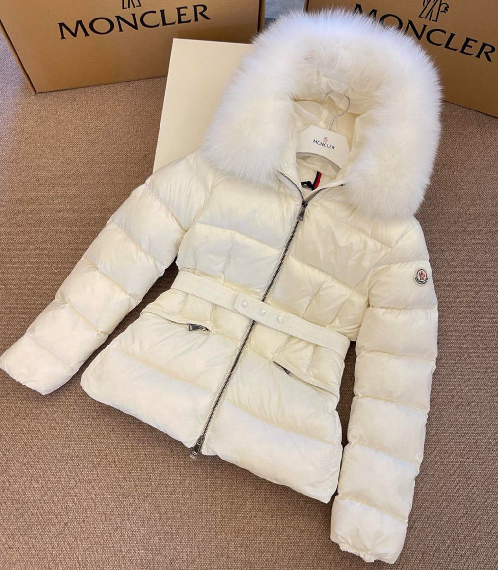 M Fur Trim Puffer