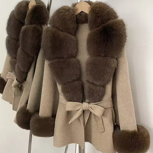 Faux Fur Trim Jacket